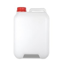 플라포유 HDPE 용기 12L/15kg 각 말통 - 반투명 [5개입], 적색