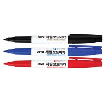 자바 세필 보드 마카 12자루 빨강, 3개
