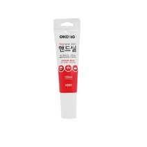위월천 오공 핸드씰 욕실용 실리콘 실란트 백색 100ML 접착제 마감재 신에츠실리콘 실리콘건
