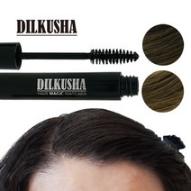 찍찍이 잔머리정리 스틱 잔머리정리, 딜쿠샤새치커버(흑갈색) 1+1