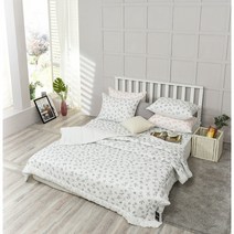 랑방하우스 로즈마리 스노우 시어서커 여름 홑이불 여름 침구