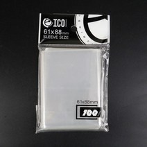 보드게임 100 개갑 고품질 카드 슬리브 61x88 mm 카드 프로텍터 마법 수집 보드 카드 투명 야외 타로 게임, 하얀
