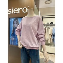 시에로 [시에로] 슬럽소재 라글란 긴팔 티셔츠(SI2TSF312) (S