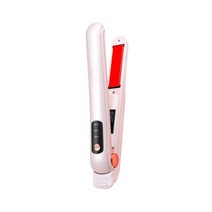 뽕고데기 뿌리고데기 미용실고데기 USB 충전식 무선 컬링 론 다이렉트 이중 목적 미니 3 단 속도 온도 조절, 분홍색