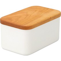 노다호로 법랑 버터케이스 주방 보관용기 2종