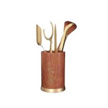 설백상점 티클립 족집게 다도용품 차잎클립 클램프 차도구세트, 자동 나무 다도 8