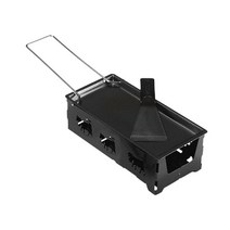 숯불 화로 그리들 휴대용 치즈 Raclette 팬 오븐 그릴 플레이트 Rotaster 베이킹 트레이 스토브 세트 주걱 비 스틱 홈 주방, [01] BK