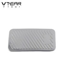 오르간페달 자동차 튜닝 페달 Vtear Rest 커버 장식 발판 AntiDirty Accessories 인테리어 세부 사항 Changan Unik 용 가속기 부품, Silver