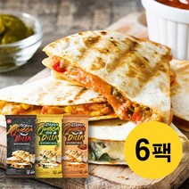 트리플 치즈 퀘사디아 브리또 또띠아 닭가슴살 각 2팩 총 6팩, 단품, 단품