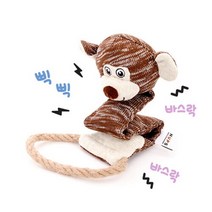 [스토어봄]헙스 멜란지 원숭이 로프링 토이, 단일속성