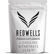 REDWELLS Colina bitartrato 파우더 레드 웰스인지 인핸서 비건 채식 무료 -250G 팩, 3개
