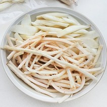 손질 세척 깐 어슷썰기 채썬 우엉 500g, 2)채썬 우엉 500g