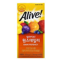 네이쳐스웨이 얼라이브 멀티비타민 60정 x 3개, 상세페이지 참조, 상세페이지 참조, 상세페이지 참조, 상세페이지 참조, 상세페이지 참조