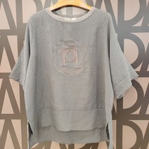 모스코나 MOBL226B54 A자수티블라우스