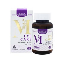 호주 건강기능식품 마더네스트 아이케어 빌베리 10000mg 루테인 10mg 60정 4개 시력 노안 영양제