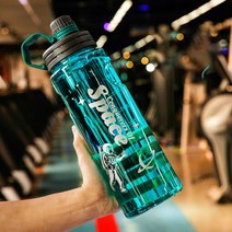 헤보모리 대용량 헬스보틀 운동물병 3000ml 휴대용물통 등산 외출 내열성, 그린, 1100ml