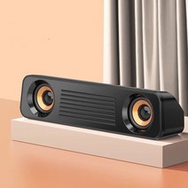 컴퓨터 사운드바 피시방 가성비 스피커 USB 유선 스피커 데스크탑 3.5mm AUX 휴대용 사운드 바 PC 음악 플, 한개옵션0