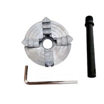 소형 공작기계 밀링머신 4 개의 턱 척 Z011A 금속 미니 선반 M12x1mm 스레드 백 1.8 ~ 56mm 12 65mm 콜릿 액세서리 1PCS, 4 Jaw Chuck Kit, 1개