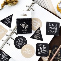 귀여운 영어 인사말 소원 장식 스티커 스크랩북 Diy 일기 문구 용품 45 개/세트