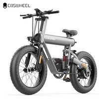 COSWHEEL 코스휠 T20 20인치 전기자전거 500W 20ah 팻바이크, 10Ah