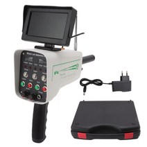 금속검출기 탐지기30m 깊이 금속 탐지기 1000m 범위 지하 파인더 디스플레이 포함, 01 EU Plug