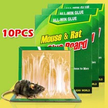 10 PCS 슈퍼 강한 마우스 접착제 보드 쥐 트랩 정원 4인 6인 제품효과적인 킬러, [01] 10개 세트