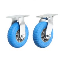 캐스터 카트 펑크no 발포바퀴 9인치 대차 운반카트 긴수명 내마모성 전동, 9인치발포바퀴(휠)