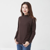 엄마옷 마담4060 델리폴라티셔츠-RTE209049-