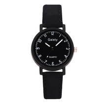여성패션시계 스마트워치 여성 Gaiety 캐주얼 시계 품질의 가죽 스트랩 석영 손목 팔찌 세트 reloj mujer