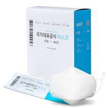 늘푸른 황사마스크 KF80 대형 50매, 50개입, 1개, White
