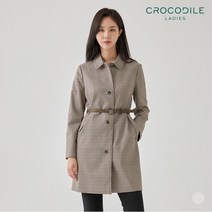 크로커다일레이디 크로커다일레이디 DP01 체크트렌치코트 CL0FCT101 (6517084)