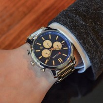 디엔 남성시계 남자시계 손목시계 메탈 명품 크로노 날짜기능