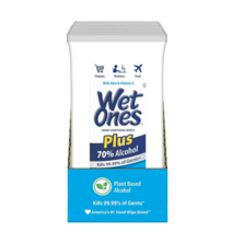 WetOnes 손세정 물티슈 70% 알코올 세균 99.99% 죽이기 20개입 10팩