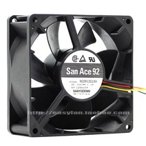 새로운 SANYO DENKI SAN ACE 9G0912G104 9038 9CM 12V 1.1A 3 라인 ATX 고 풍량 냉각 팬, 한개옵션0