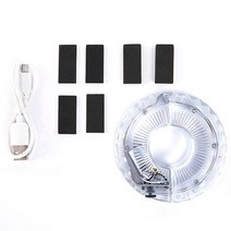 스마트로라 자전거 롤러 로라 네온 자전거 휠 램프 스마트 유도 풍력 터빈 균형 잡힌 자동차 충전식 라이트 플래시 자전거 스포크 조명 사이클링 액세서리, 색깔, 협력사, 01 Color