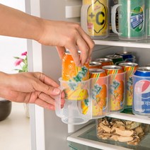 비투비월드 음료 수납 4구 캔트레이 냉장고 캔음료 정리 홀더