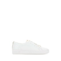 MICHAEL BY MICHAEL KORS 화이트 레더 KEATON 스니커즈 43T2KTFS4L PALEGOLD