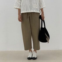 내추럴가든 베이직 스트링 밴딩 팬츠