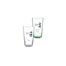산토리 야마자키 하쿠슈 위스키 하이볼 잔 340ml 세트