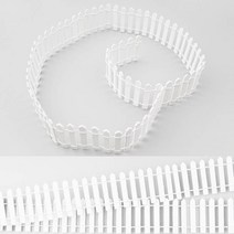 미니어처 울타리 펜스 휀스 화이트 5cmX90cm 미니어쳐 디오라마 테라리움 재료