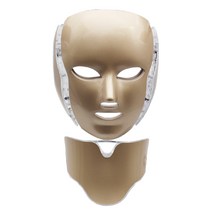 (해외구매대행) 메이티만 LED피부미용기 LED마스크 LED스킨케어 LED피부관리기 LED마스크시트 도깨비팜2, 샴페인골드 페이스넥마스크