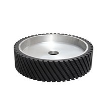 3인치 9인치 그라인더 사포대 그라인더집진기 벨트 400x100mm 접촉 휠 그루브 고무 연마 동적 균형, [01] ID 55mm without boss, 01 ID 55mm without boss