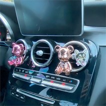 차량용 방향제 아반떼 G80 신형 K5 크롬, 로즈/다우니