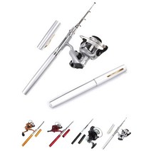 펜형 낚시대 줄 릴 포함 알찬 3종 세트 낚시대세트 강 원투낚시 낚시쇼핑몰, 스피닝펜낚시대세트 블루