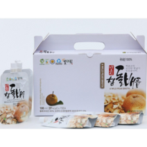 부저농원 백운산 참돌배즙 100ml x 30포 (도라지/수세미 발효액 3년산 10%)