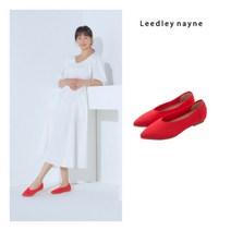 [리들리나인] 니팅플랫 슈즈 2종 (스칼렛레드+레오파드)