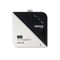 수산홈텍 CO경보기 배터리형 COB-380, 2개