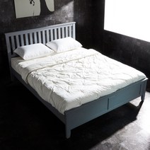 동서가구 홈즈 원목 모던 북유럽풍 헤드형 침대 프레임 슈퍼싱글 퀸, 북유럽_퀸, 홈즈_그레이_HSY018-1