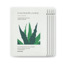 [핫템] 청미정 알로에 마스크팩 25g 5장 1set, 청미정 [5장SET] 알로에 마스크팩 25g