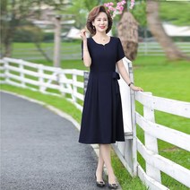 젊어보이는 빅사이즈 원피스 드레스 여자 40대 50대 엄마 생일 아내 부모님 선물 결혼기념일 옷차림 상견례